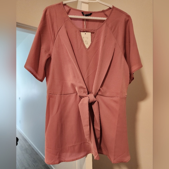 NWT Bloomchic Pink Blouse Size US 12 - Picture 4 of 4